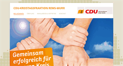 Desktop Screenshot of cdu-kreistag.de